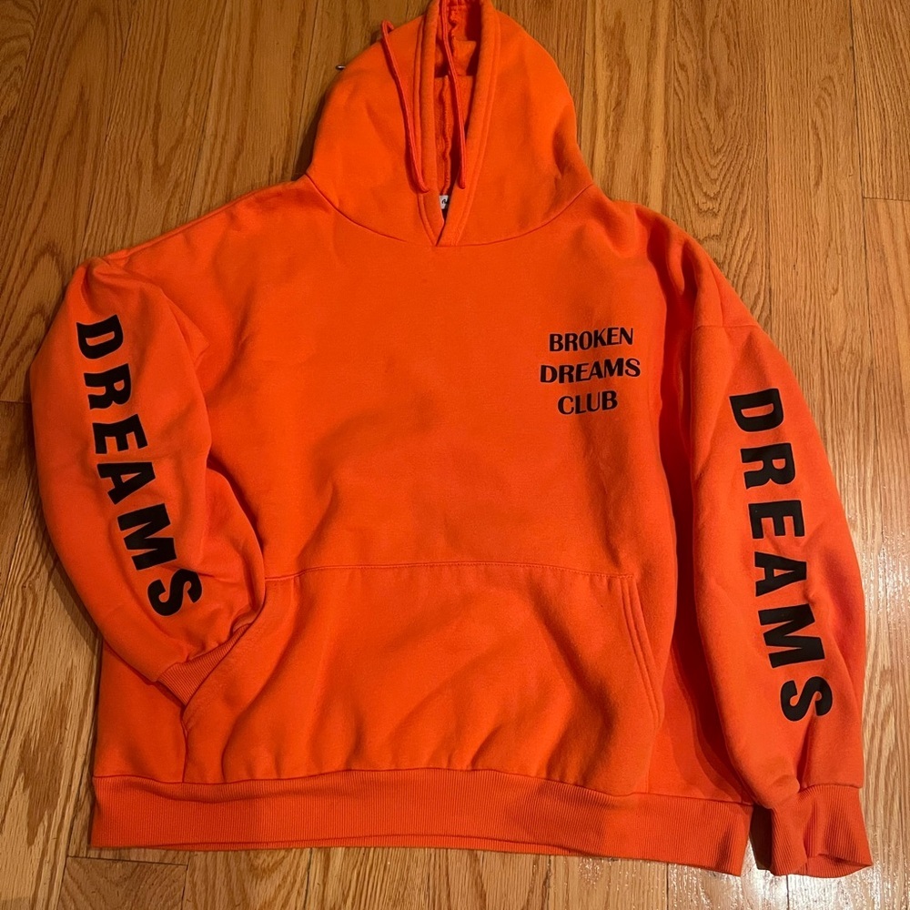 Adika Bright Orange Hoodie - Picture 1 of 4